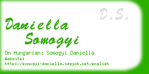 daniella somogyi business card